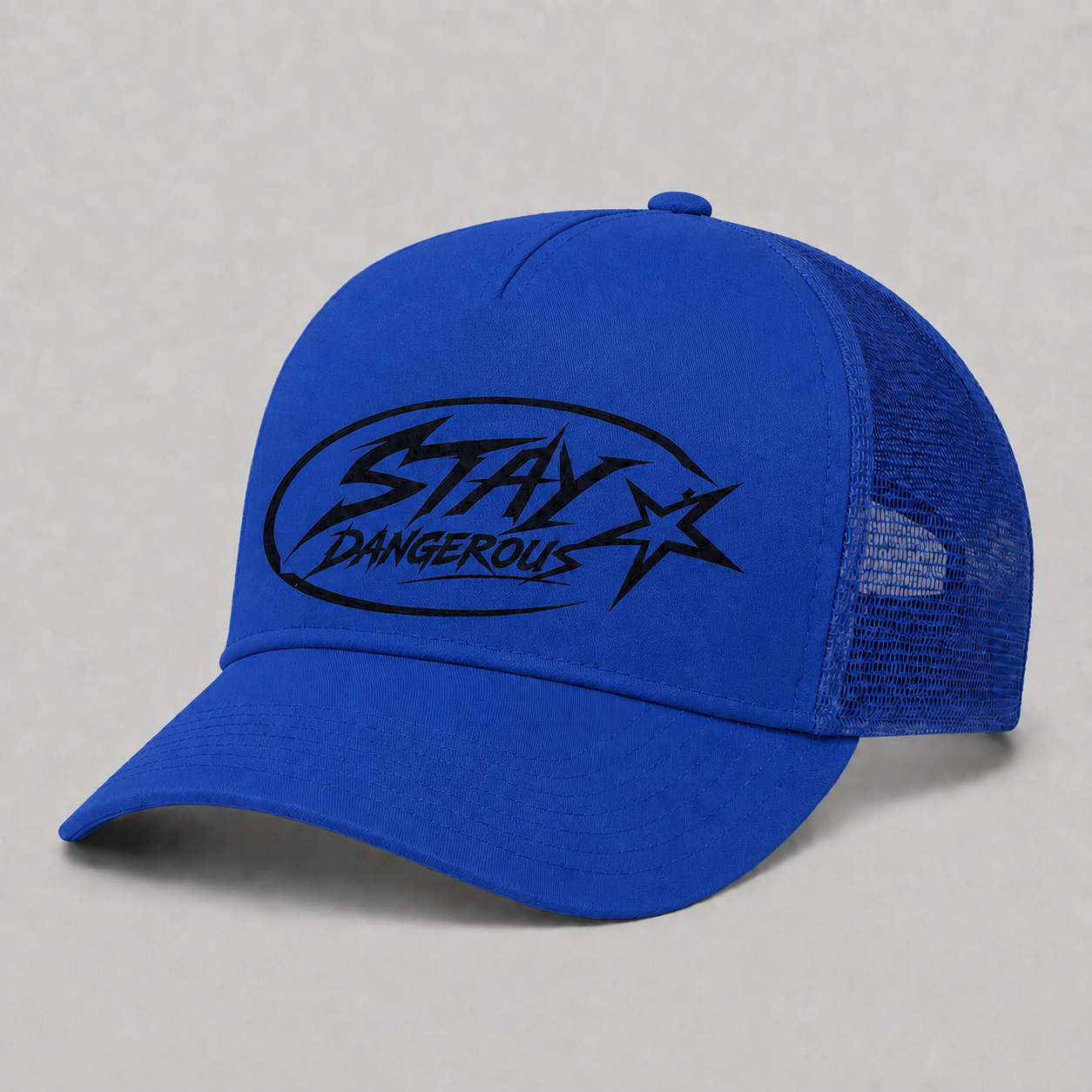 The Stay Dangerous Classic Trucker Hat - Black Logo