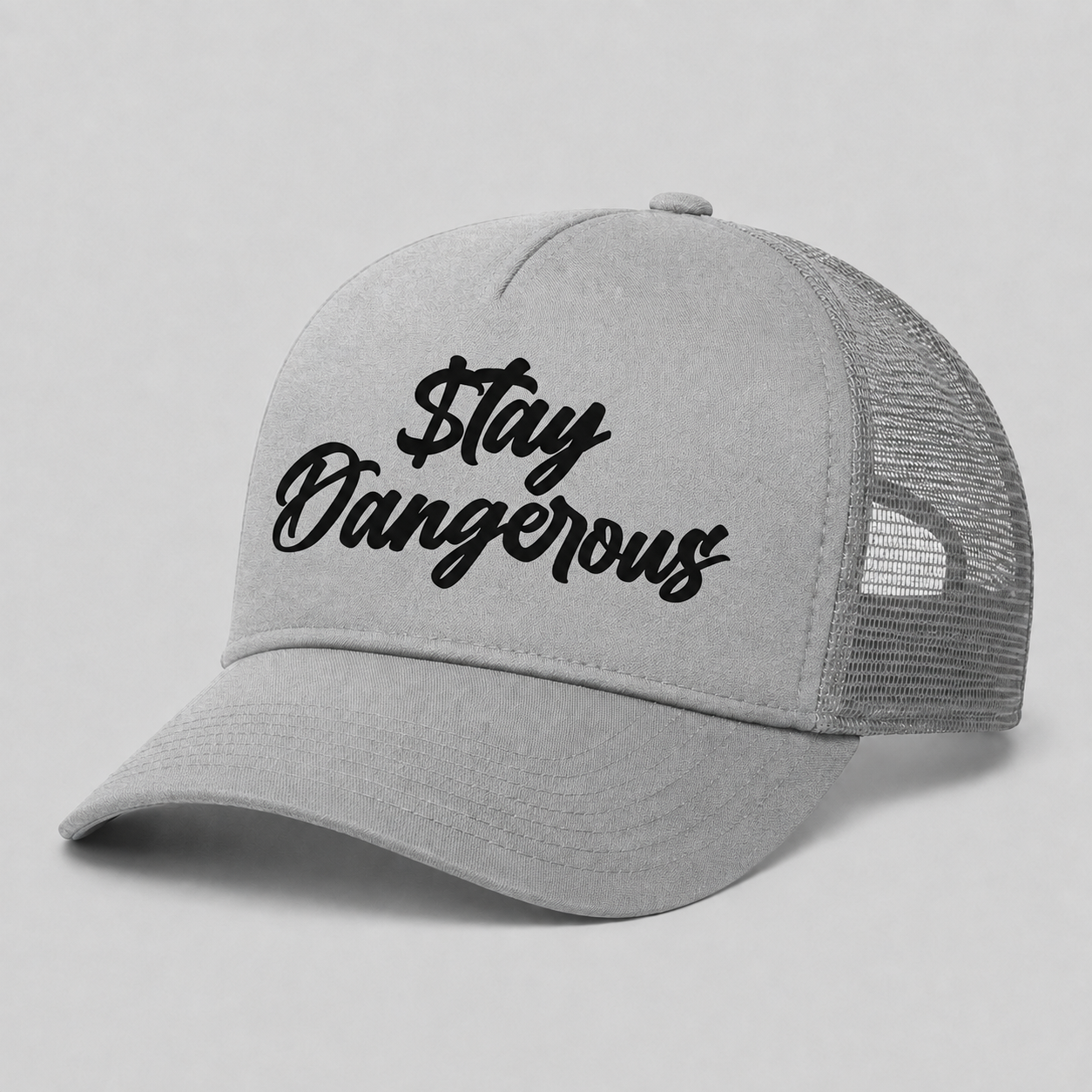 $tay Dangerous Classic Logo Trucker Hat - Black Logo