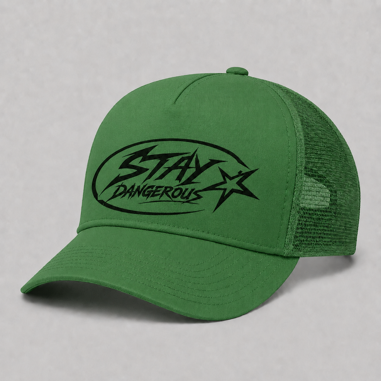 The Stay Dangerous Classic Trucker Hat - Black Logo