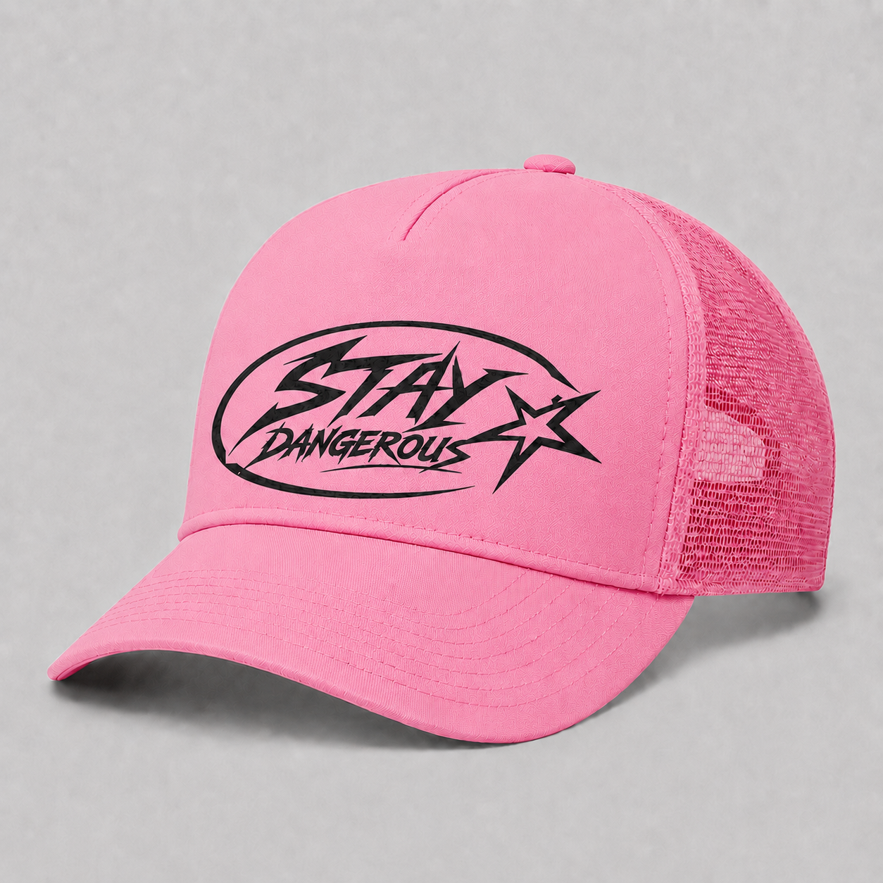 The Stay Dangerous Classic Trucker Hat - Black Logo