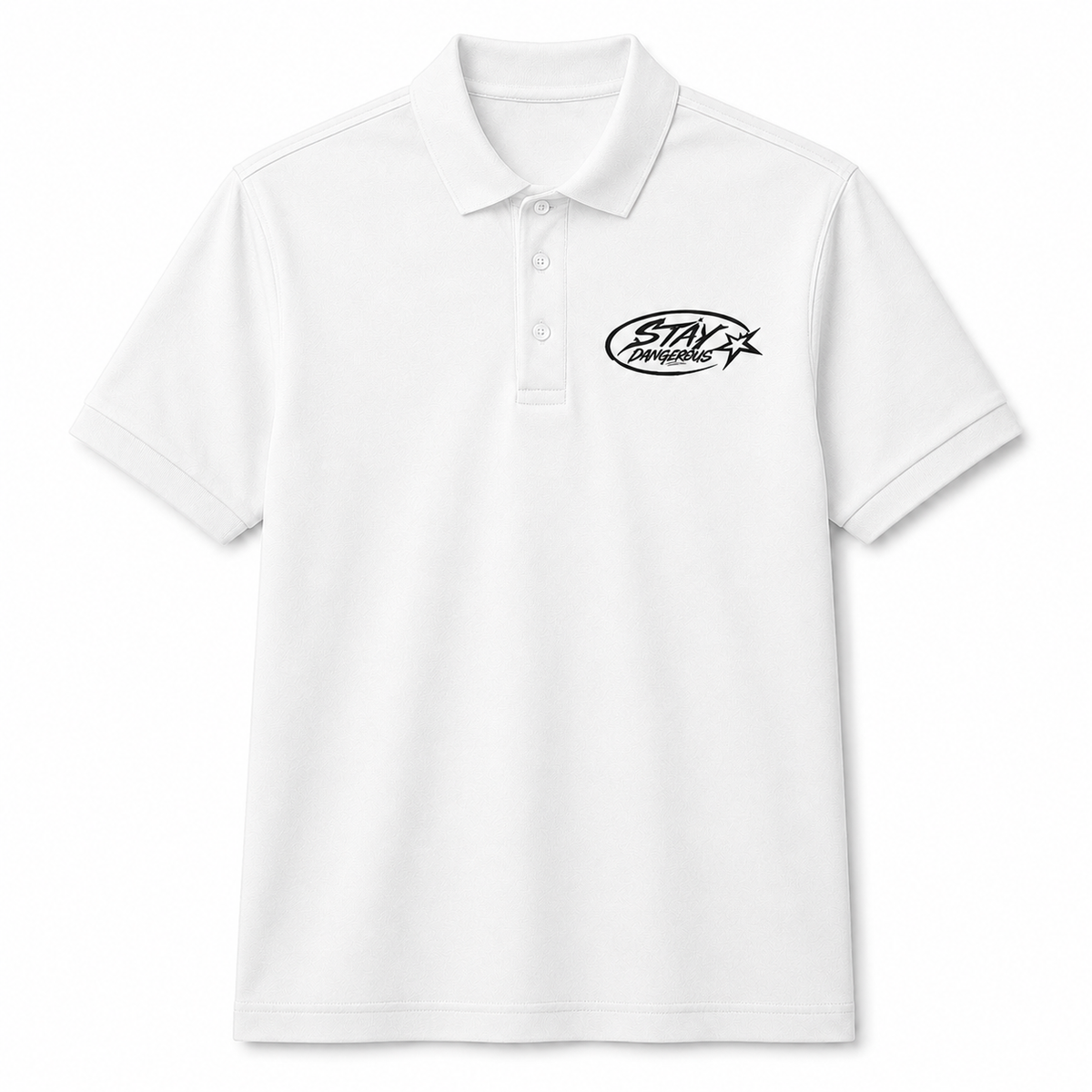 The Stay Dangerous Classic Polo - Black Logo