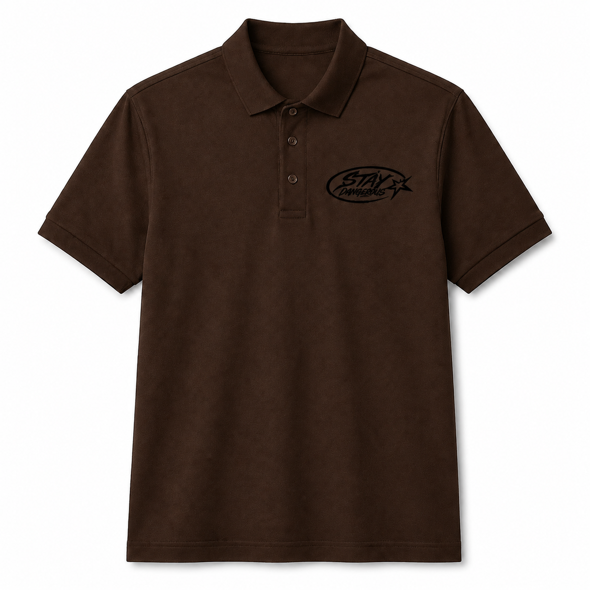 The Stay Dangerous Classic Polo - Black Logo