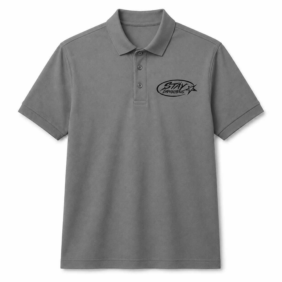 The Stay Dangerous Classic Polo - Black Logo