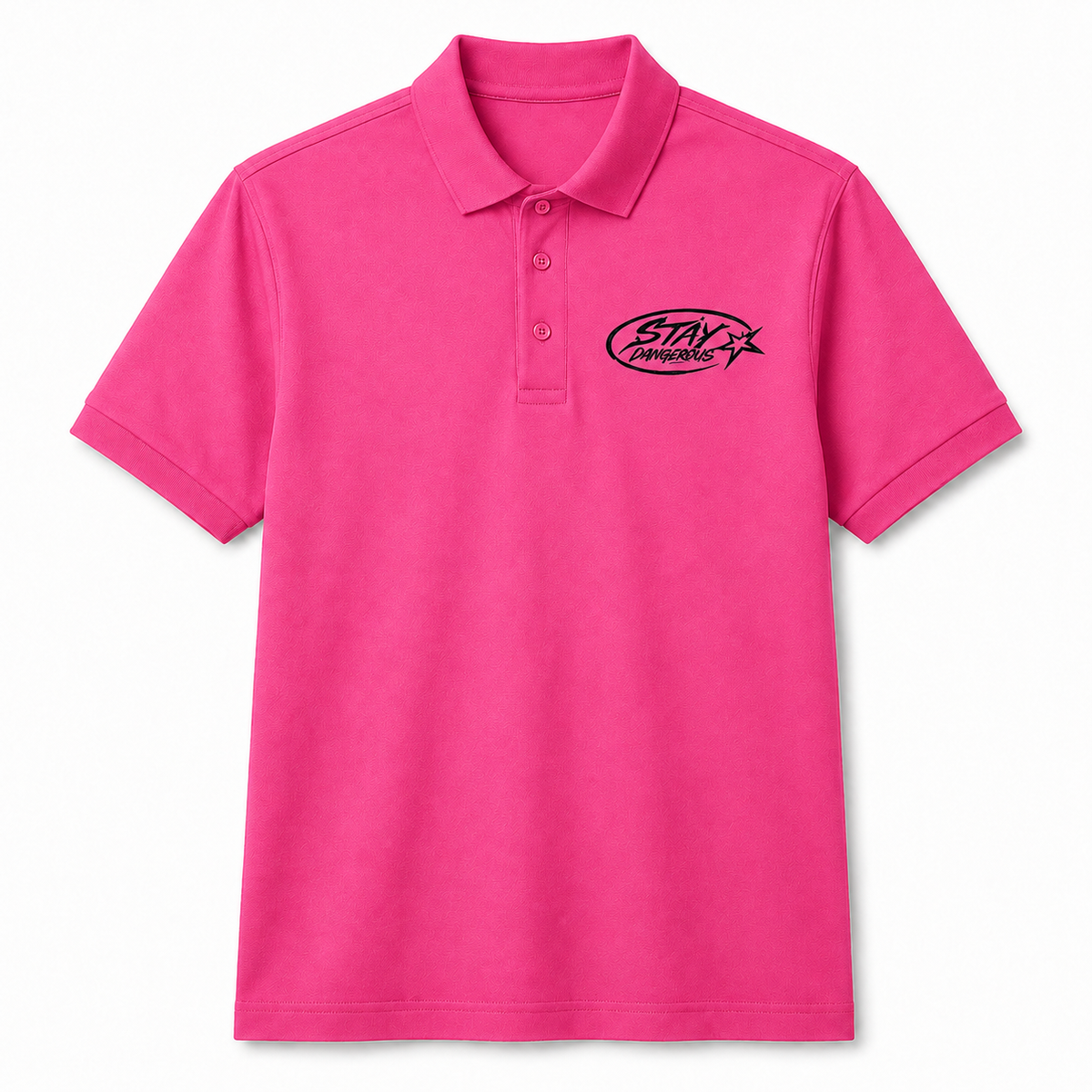 The Stay Dangerous Classic Polo - Black Logo