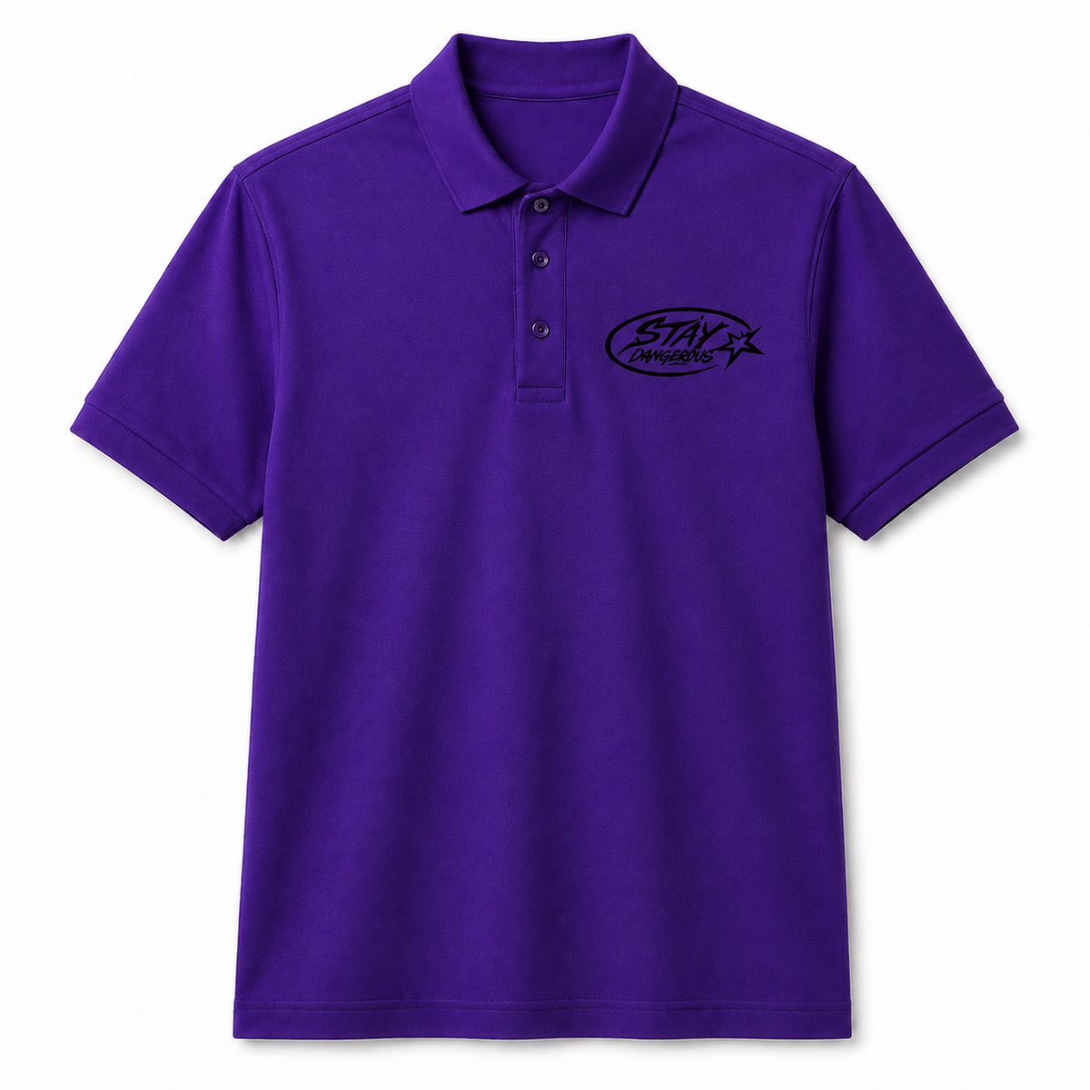 The Stay Dangerous Classic Polo - Black Logo