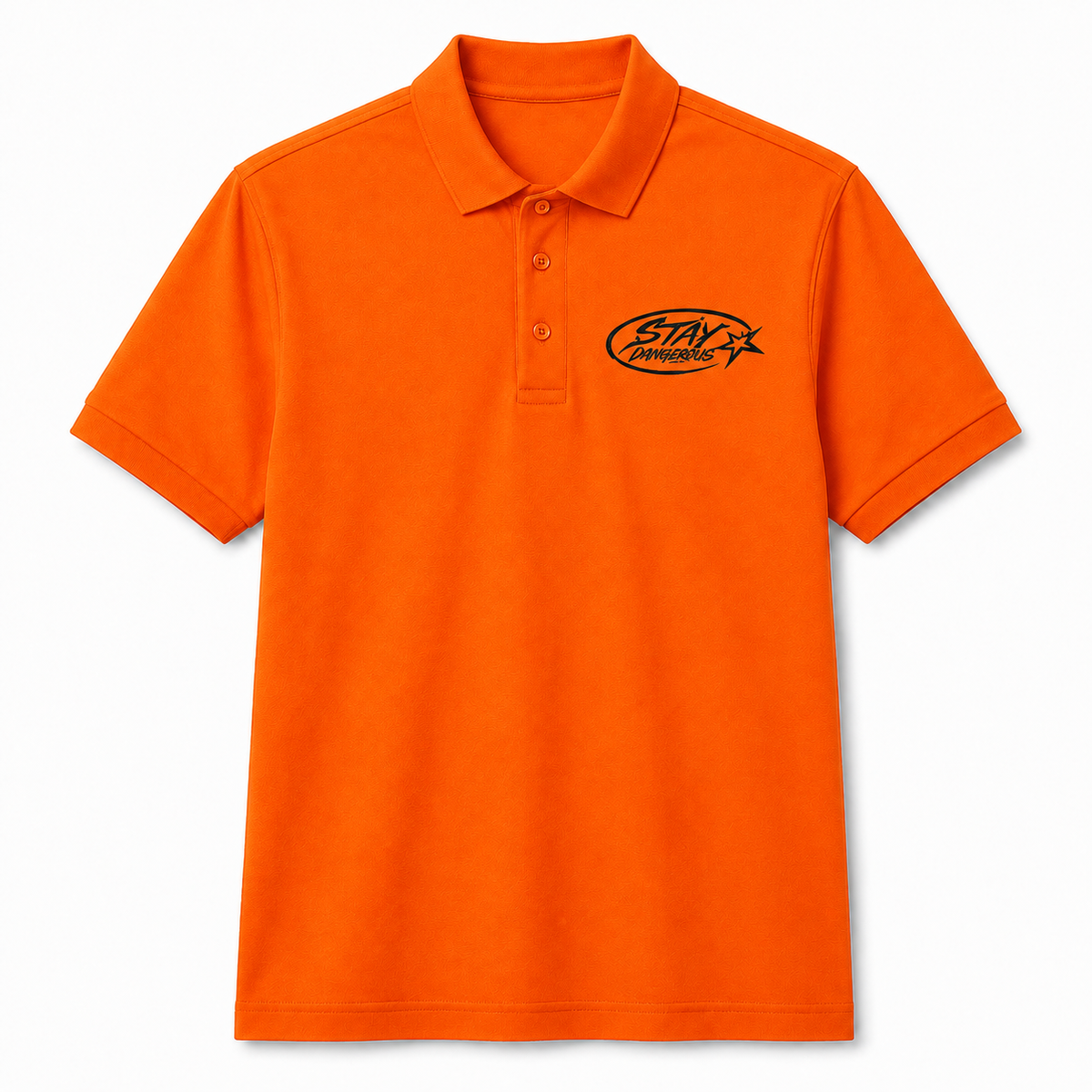 The Stay Dangerous Classic Polo - Black Logo
