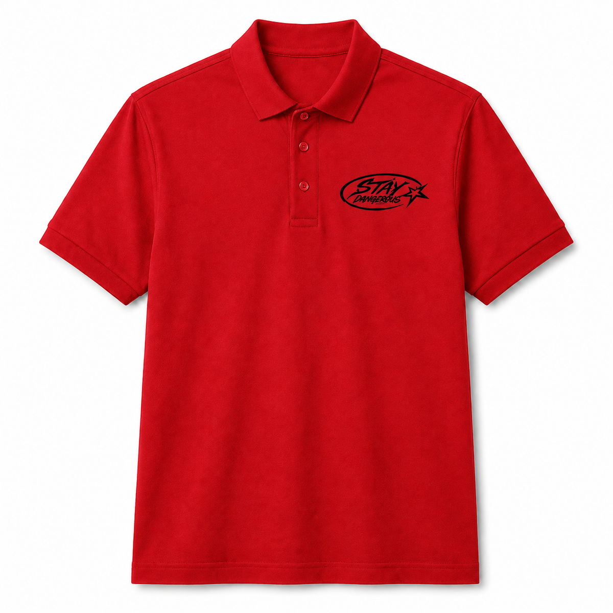 The Stay Dangerous Classic Polo - Black Logo
