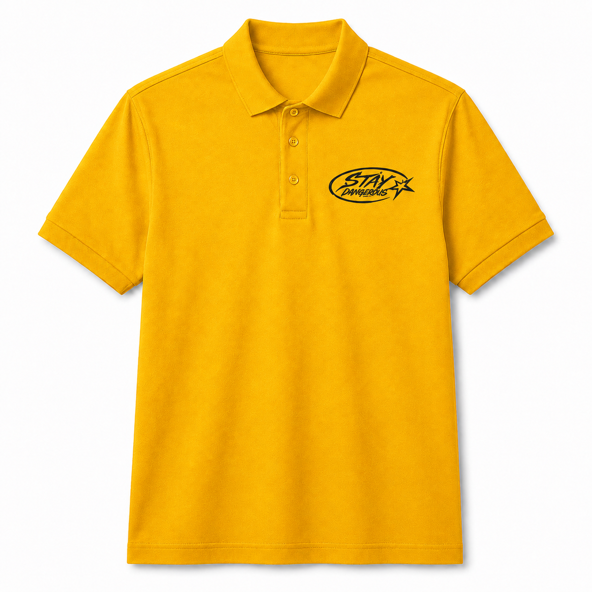 The Stay Dangerous Classic Polo - Black Logo
