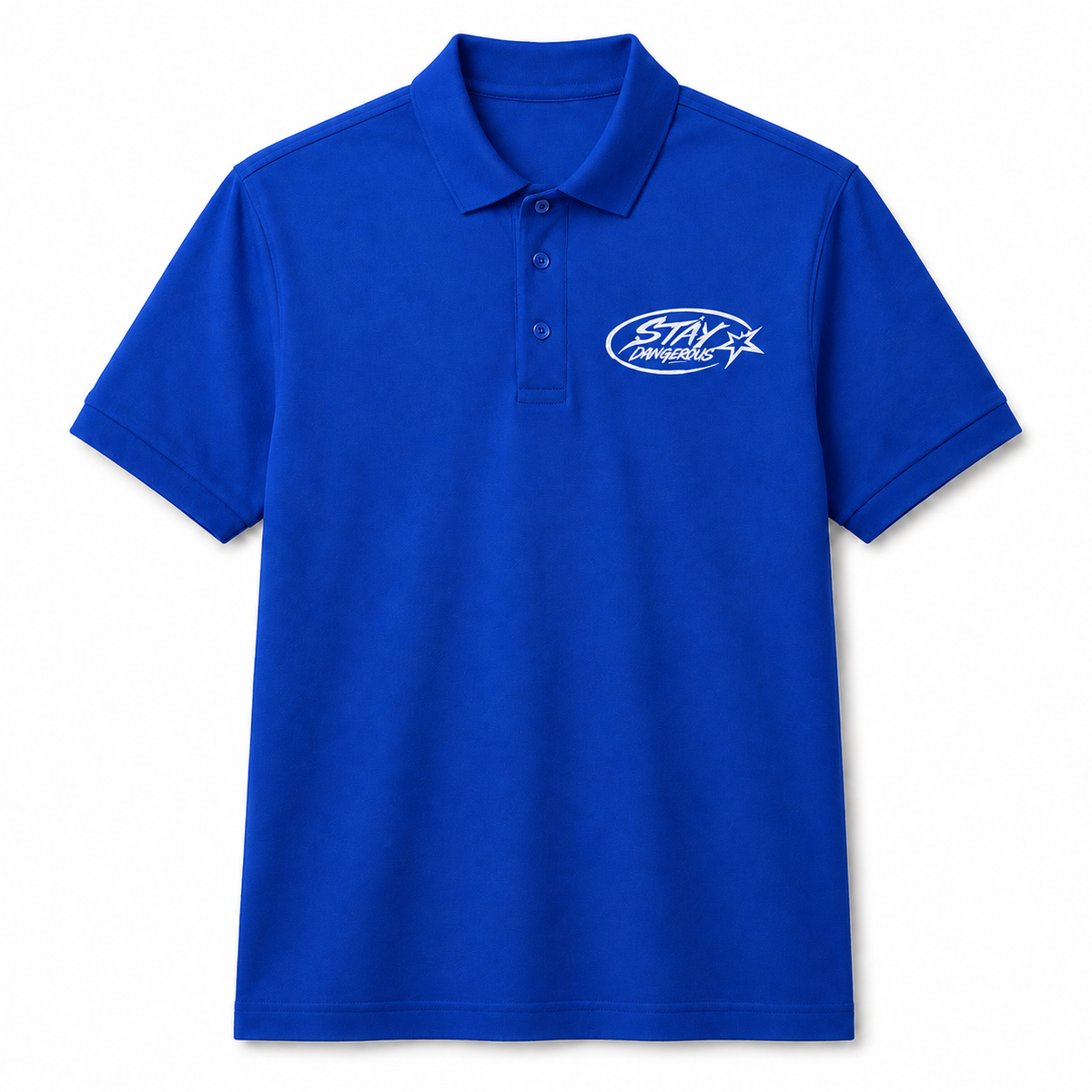 The Stay Dangerous Classic Polo - White Logo