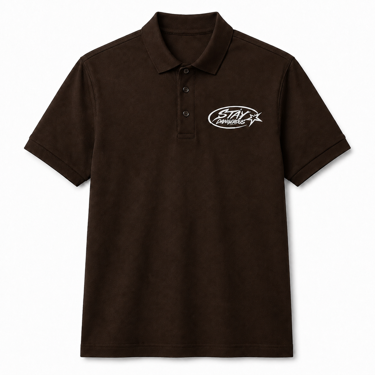 The Stay Dangerous Classic Polo - White Logo