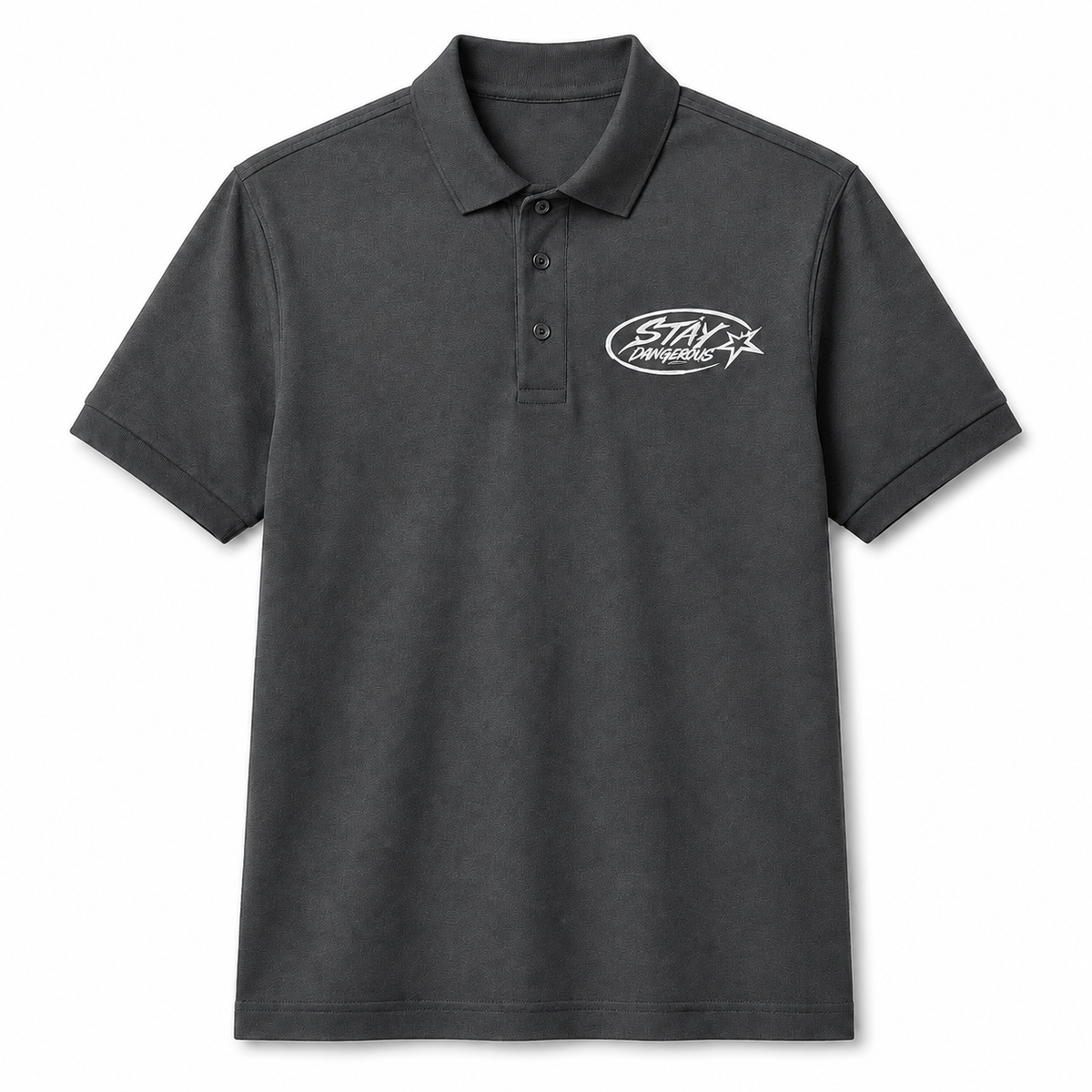 The Stay Dangerous Classic Polo - White Logo