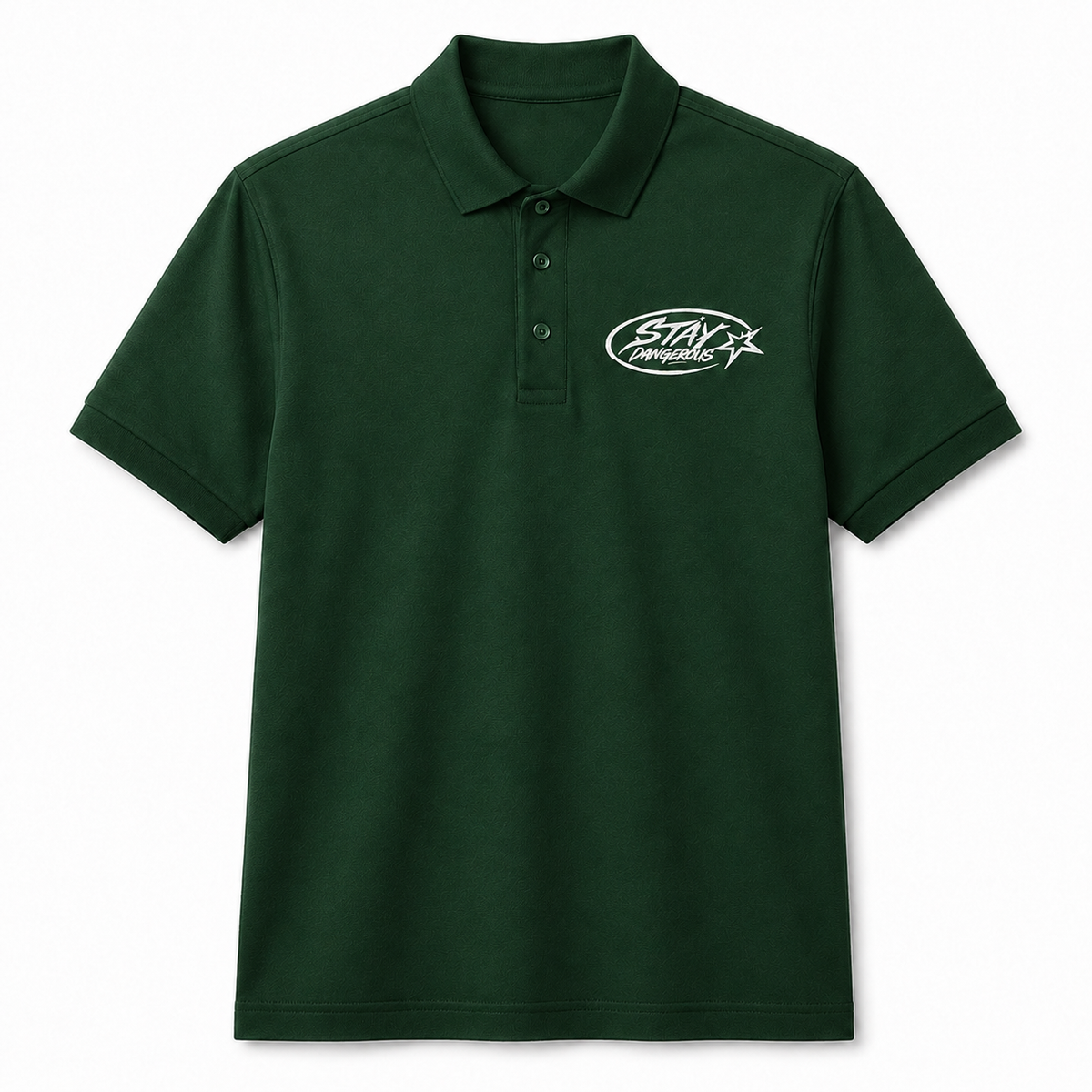 The Stay Dangerous Classic Polo - White Logo