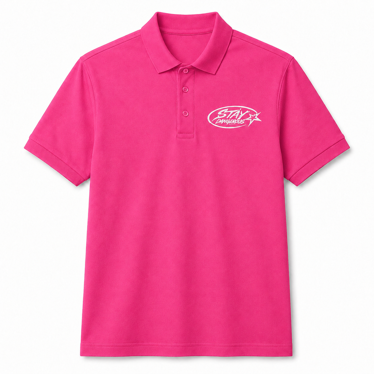 The Stay Dangerous Classic Polo - White Logo