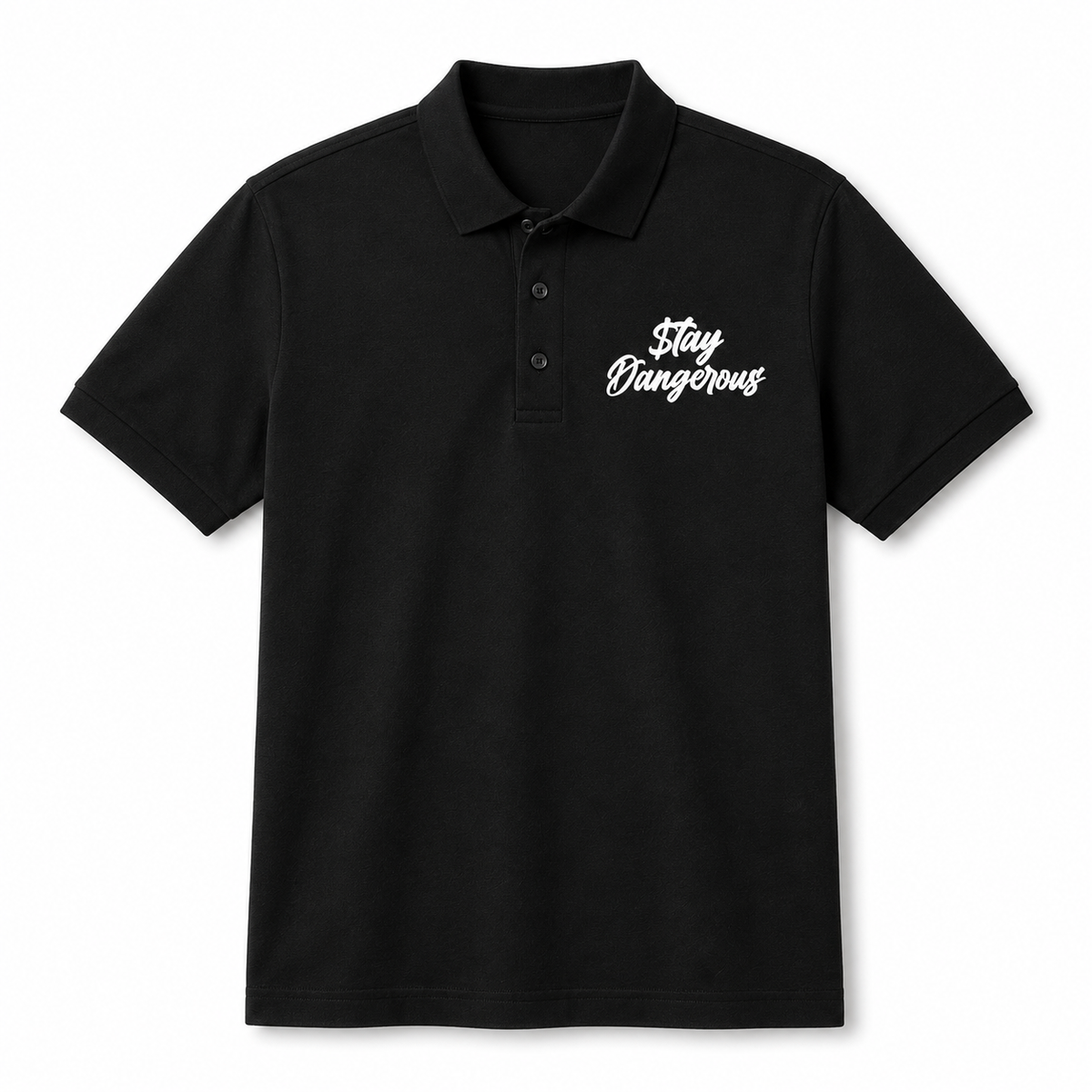 $tay Dangerous Signature Polo - White Logo