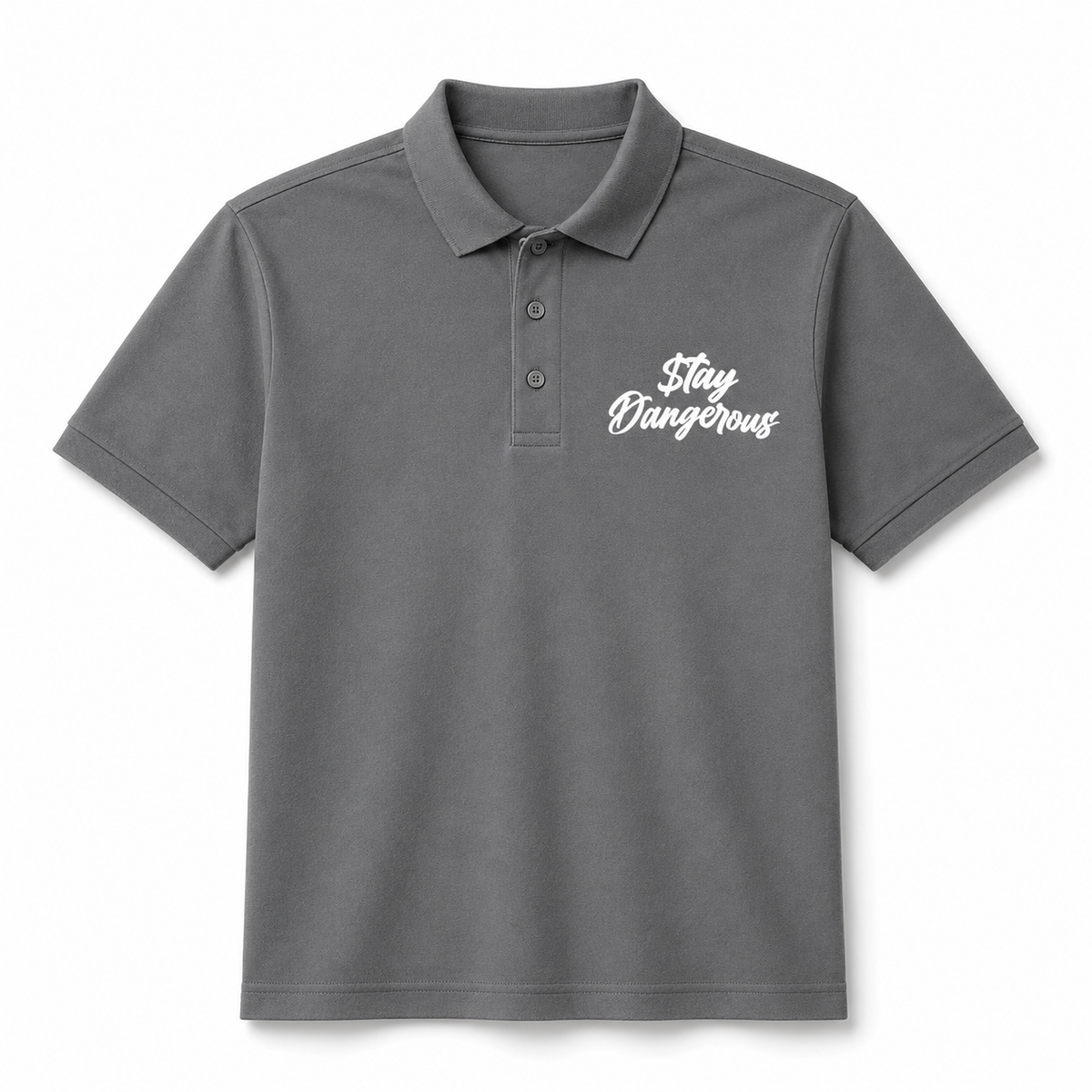 $tay Dangerous Signature Polo - White Logo