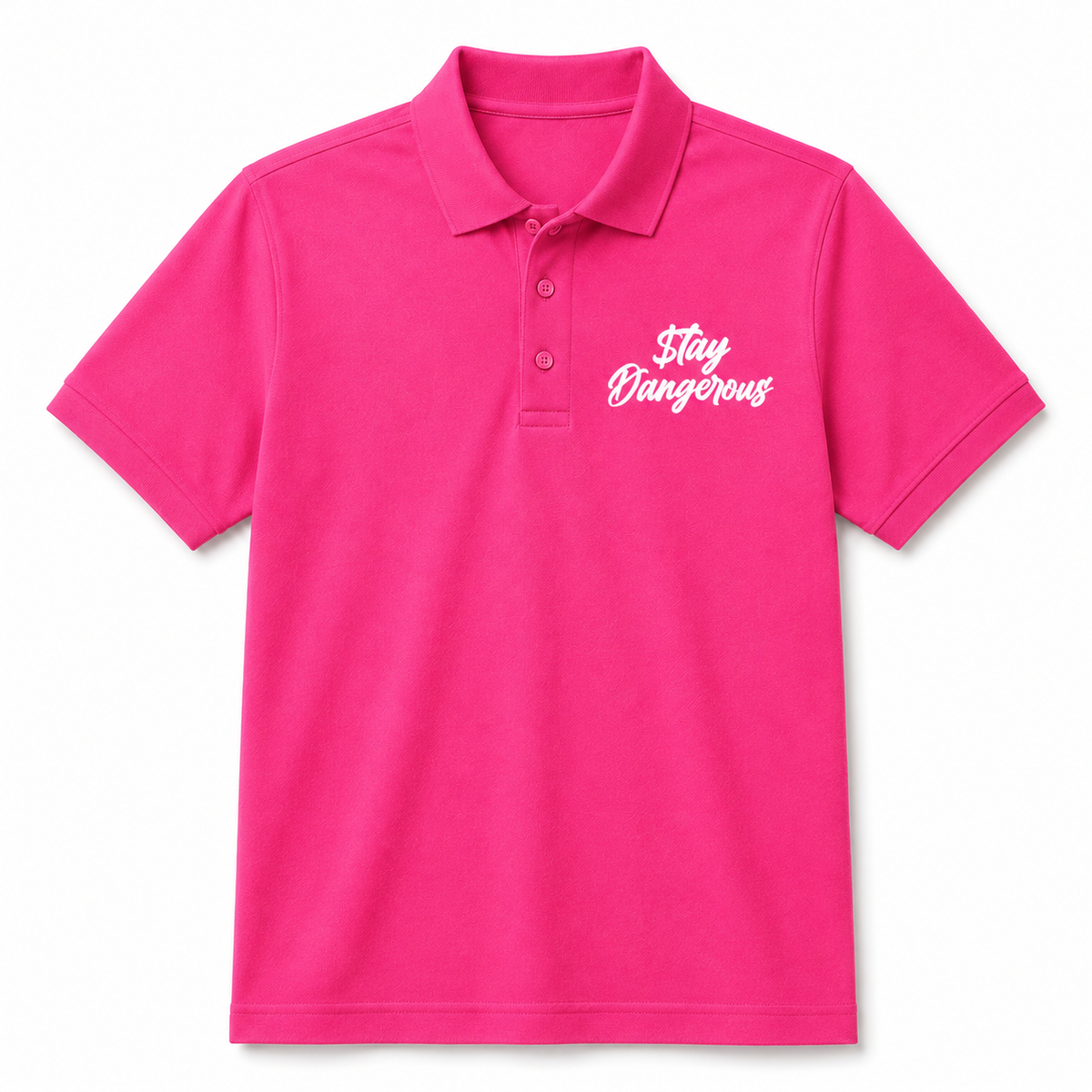 $tay Dangerous Signature Polo - White Logo