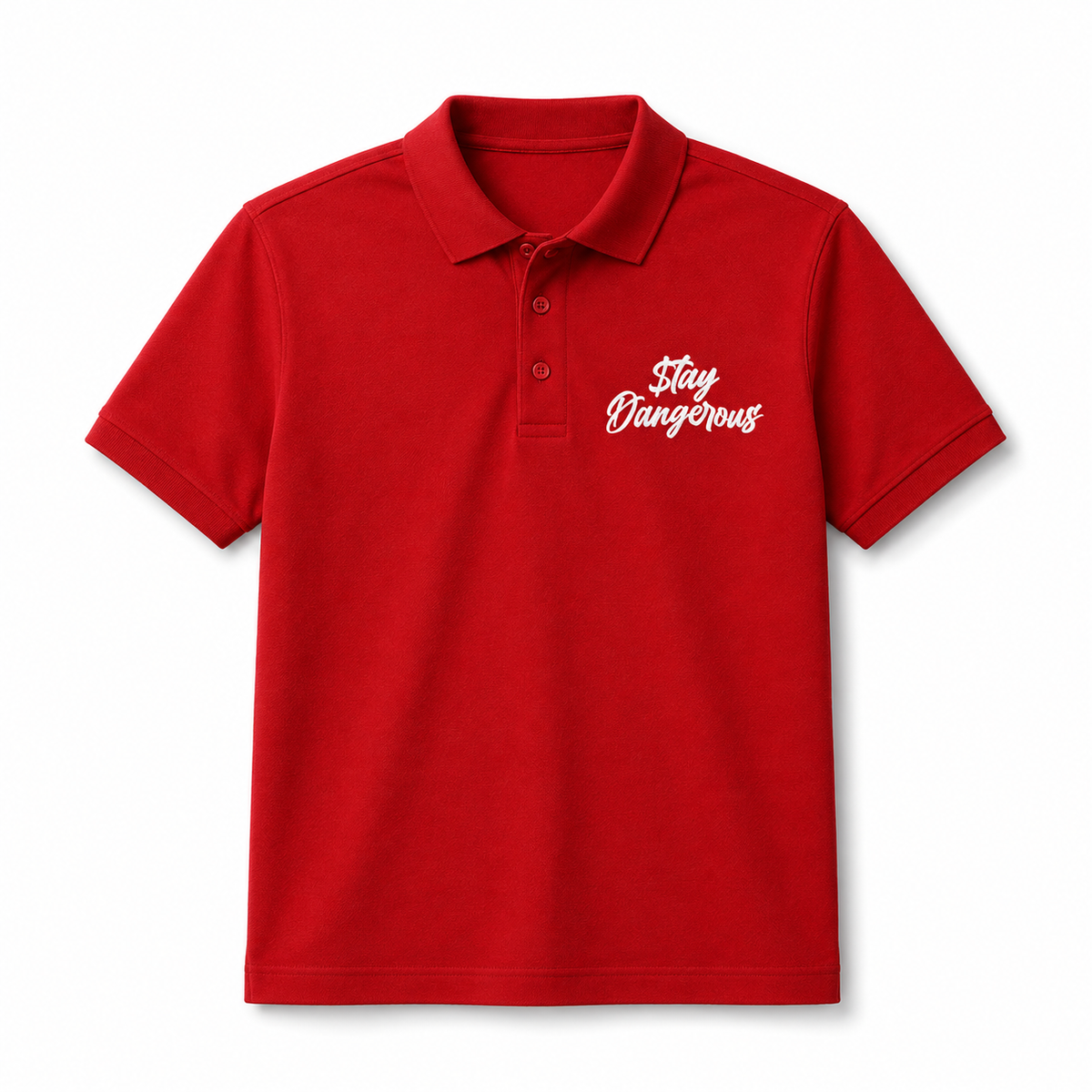 $tay Dangerous Signature Polo - White Logo
