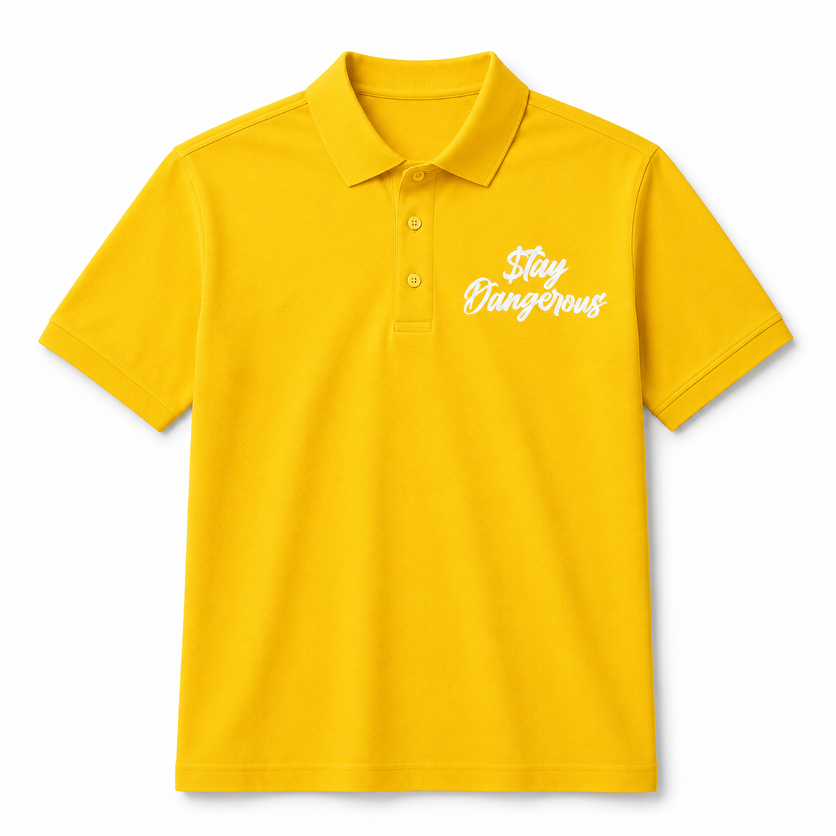 $tay Dangerous Signature Polo - White Logo