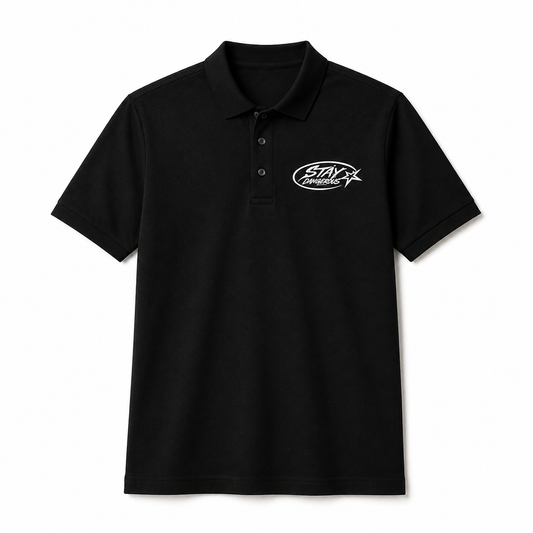 The Stay Dangerous Classic Polo - White Logo