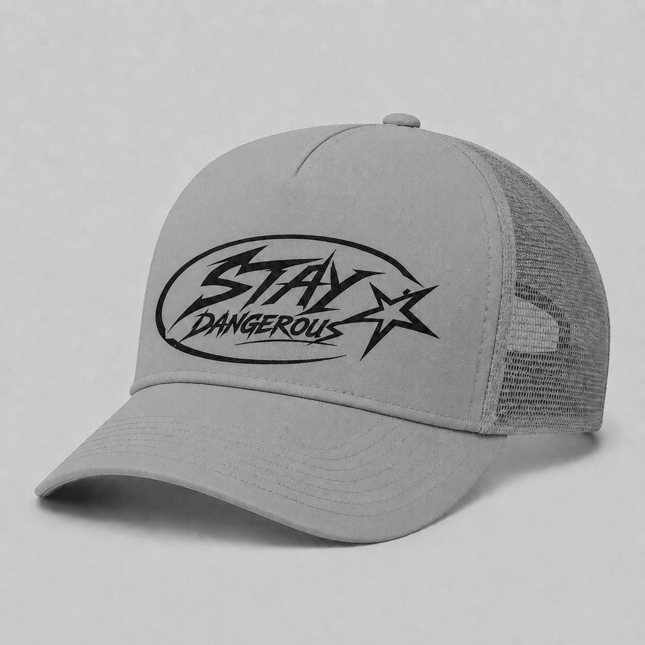 The Stay Dangerous Classic Trucker Hat - Black Logo