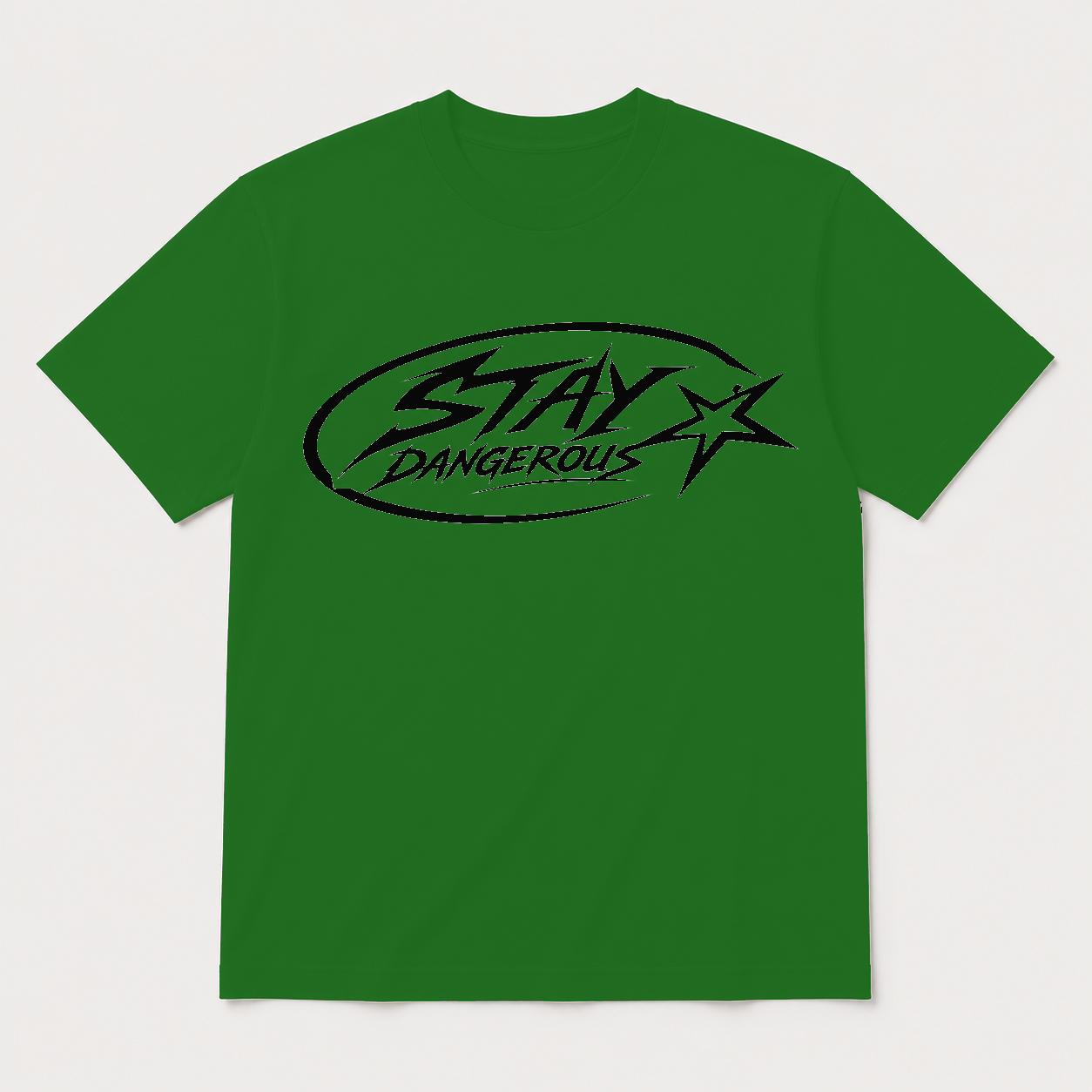 Stay Dangerous Classic Logo T-Shirt - Black Logo