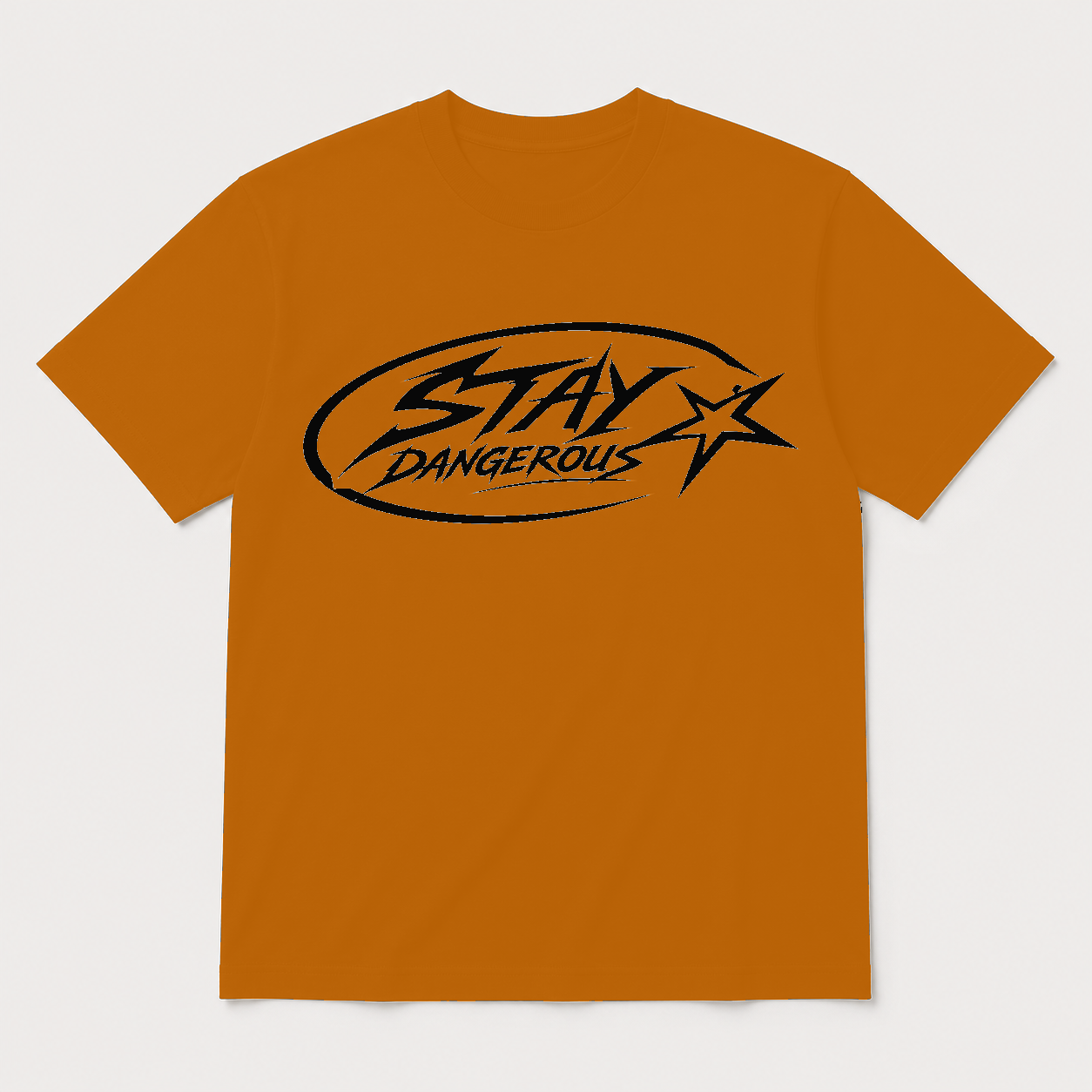 Stay Dangerous Classic Logo T-Shirt - Black Logo