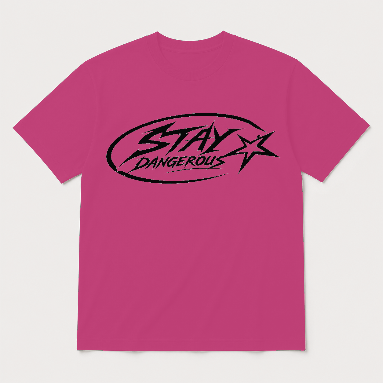 Stay Dangerous Classic Logo T-Shirt - Black Logo