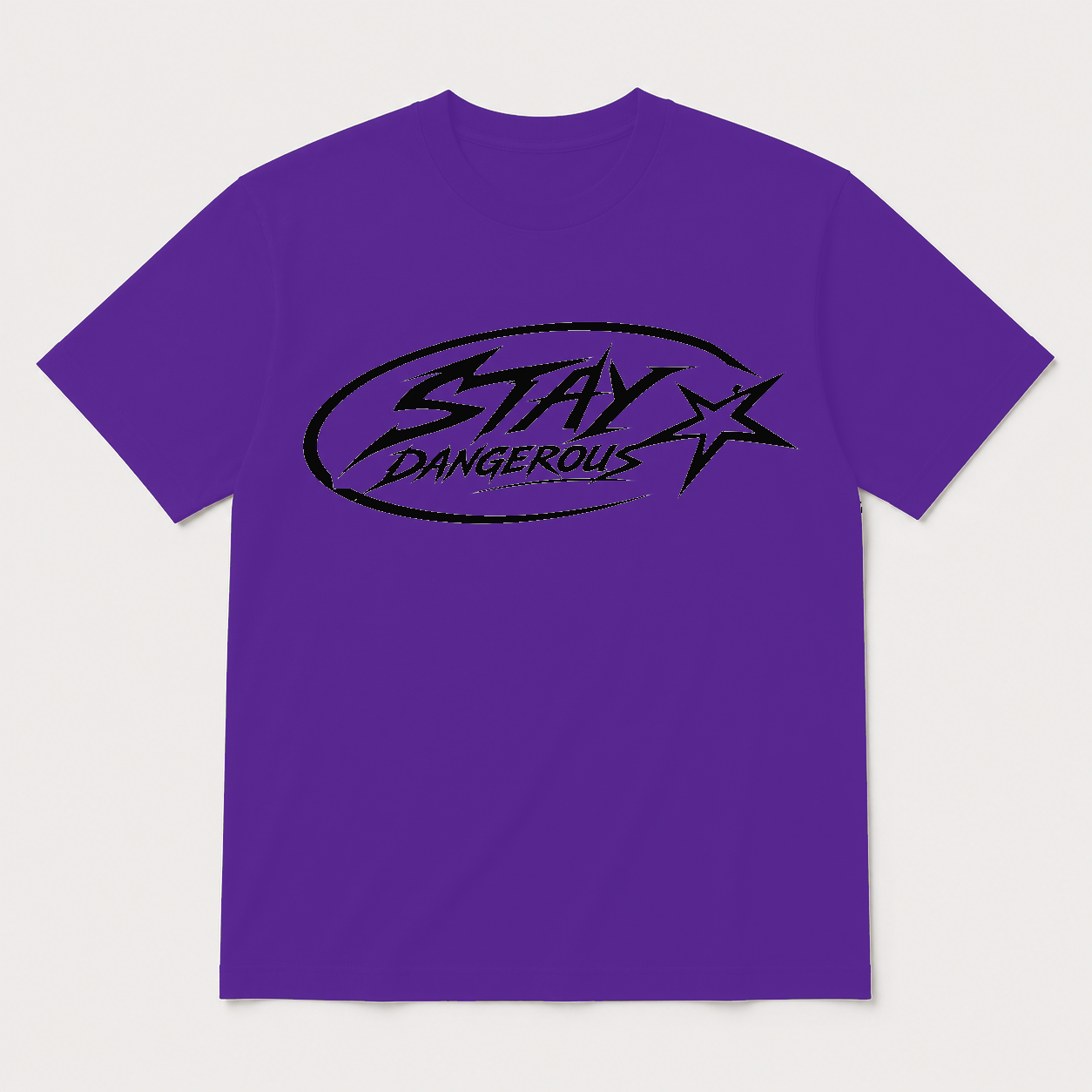 Stay Dangerous Classic Logo T-Shirt - Black Logo