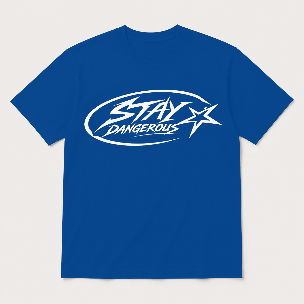 Stay Dangerous Classic Logo T-Shirt - White Logo