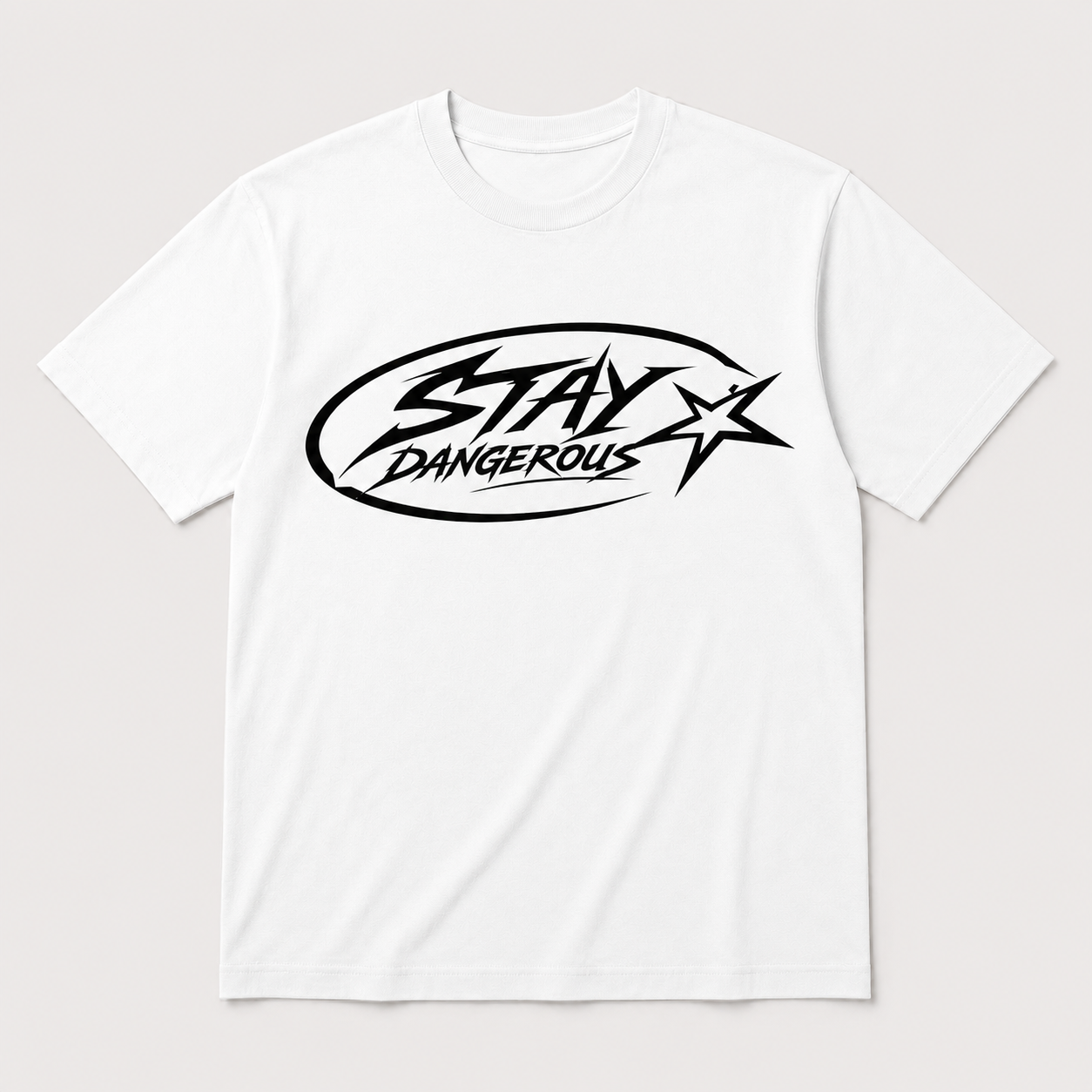 Stay Dangerous Classic Logo T-Shirt - Black Logo