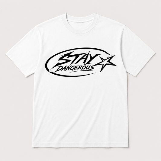 Stay Dangerous Classic Logo T-Shirt - Black Logo