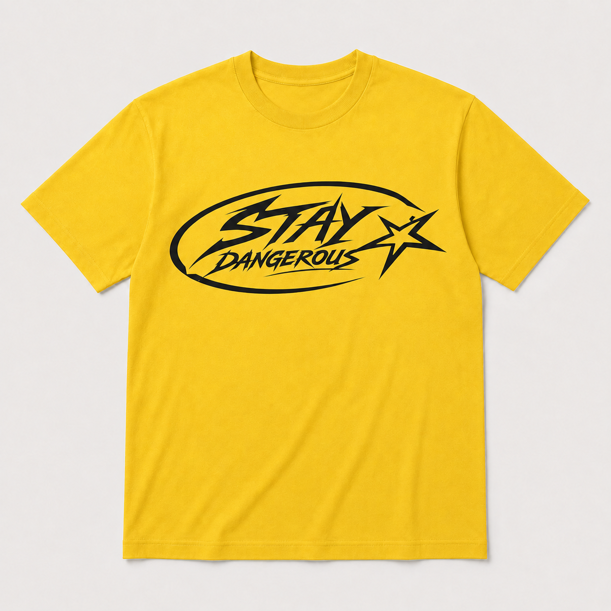 Stay Dangerous Classic Logo T-Shirt - Black Logo